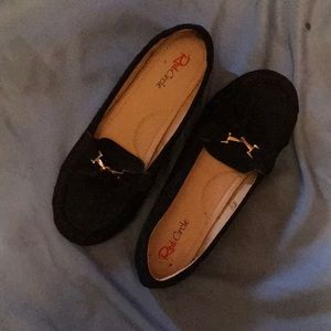Black Suede Flats/Loafers